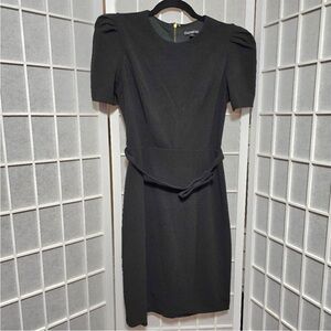 Express Black Midi Dress